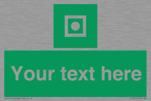 Custom sign safe condition Shipboard general alarm